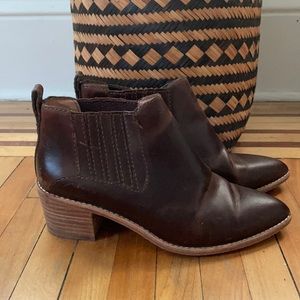 Madewell leather ankle boots 6